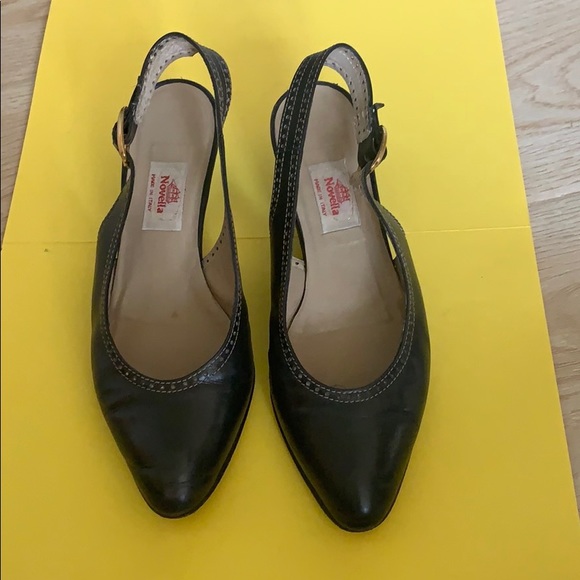 NOVELLA Italian Slingback Heels - Picture 13 of 15
